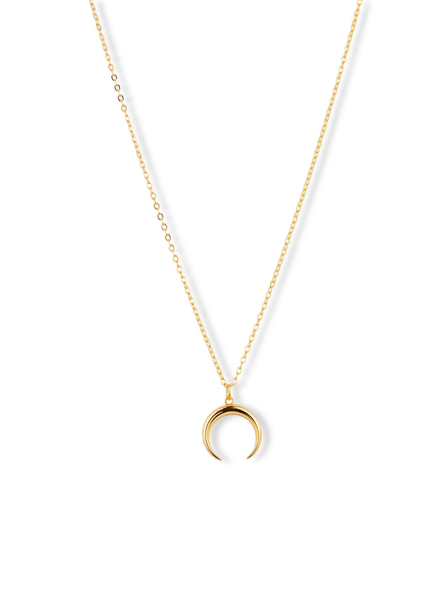 Crescent Moon Pendant Necklace