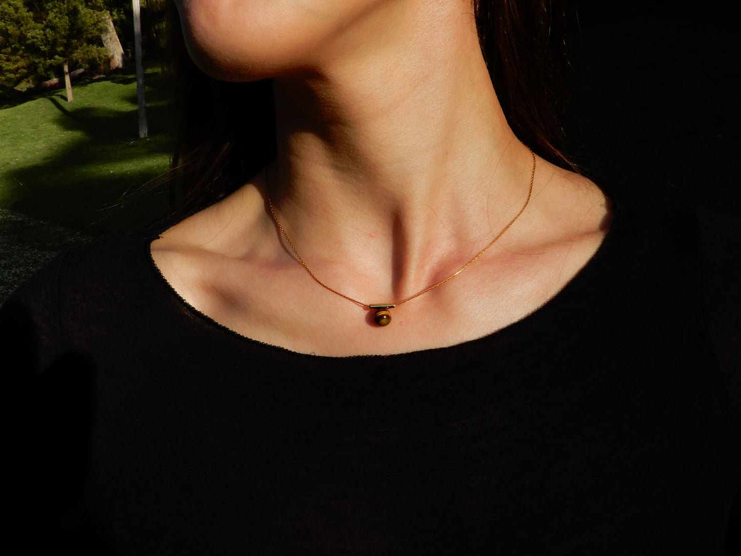 Solar Guardian Pendant Necklace