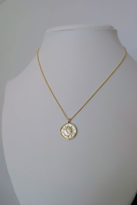 The Solstice Coin Pendant Necklace