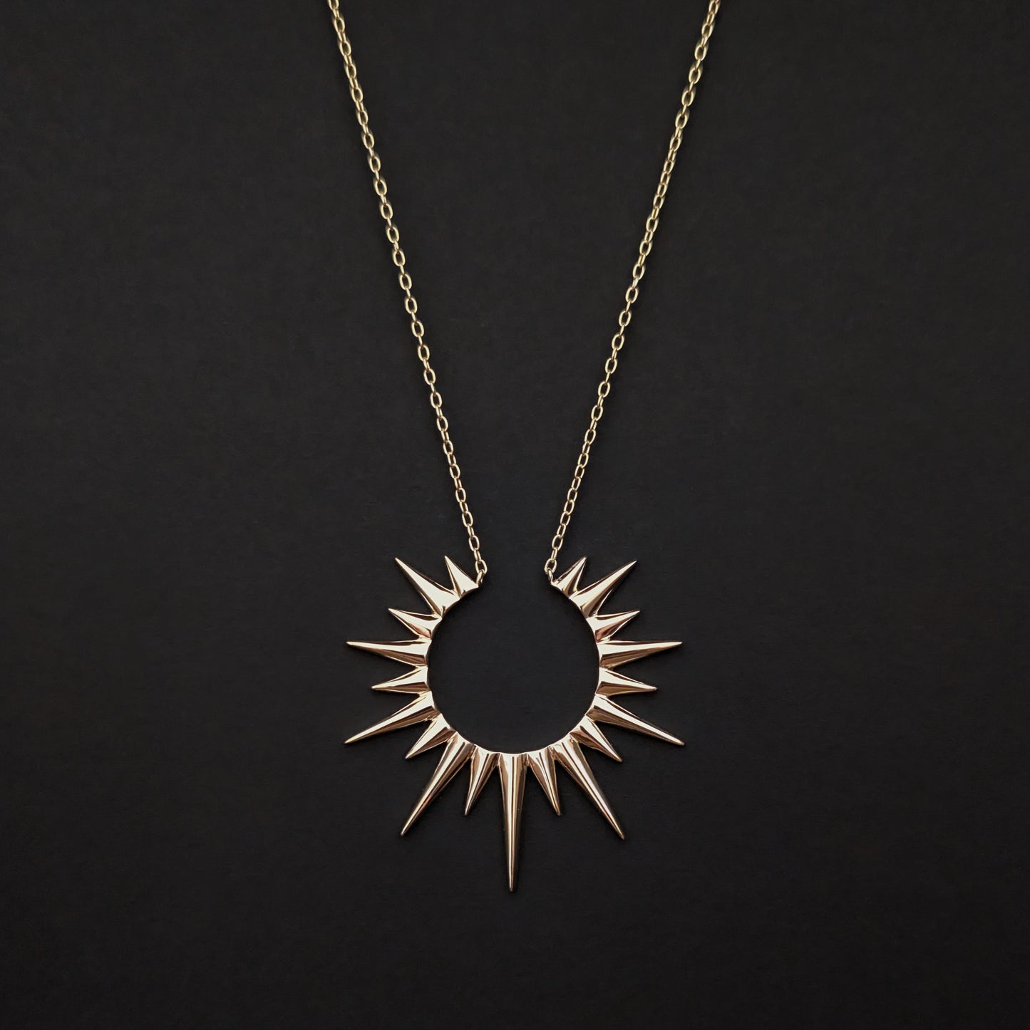 Solar Eclipse Pendant Necklace