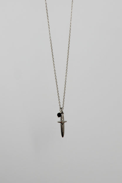 The Shadow Blade Pendant Necklace