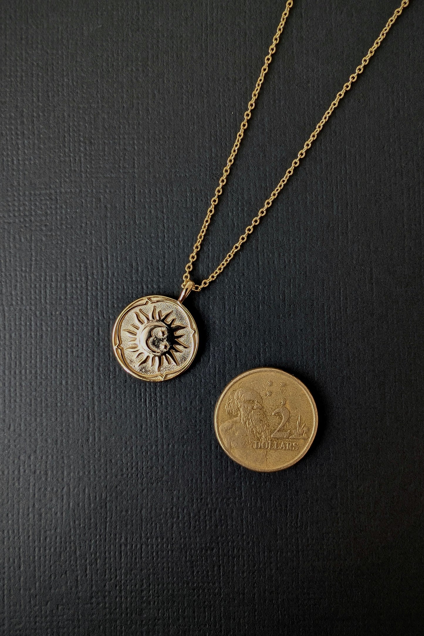 The Solstice Coin Pendant Necklace