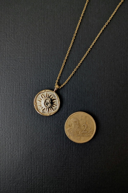 The Solstice Coin Pendant Necklace